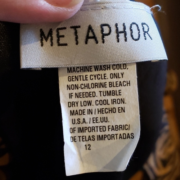 Metaphor ruffle animal print dress tan black nwt - Picture 6 of 7